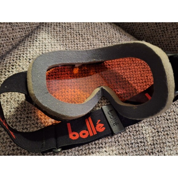 Bolle Chrono Sun UV Goggles Vermillion Red Lens Safety Tactical Ski Snow Strap - Picture 3 of 8